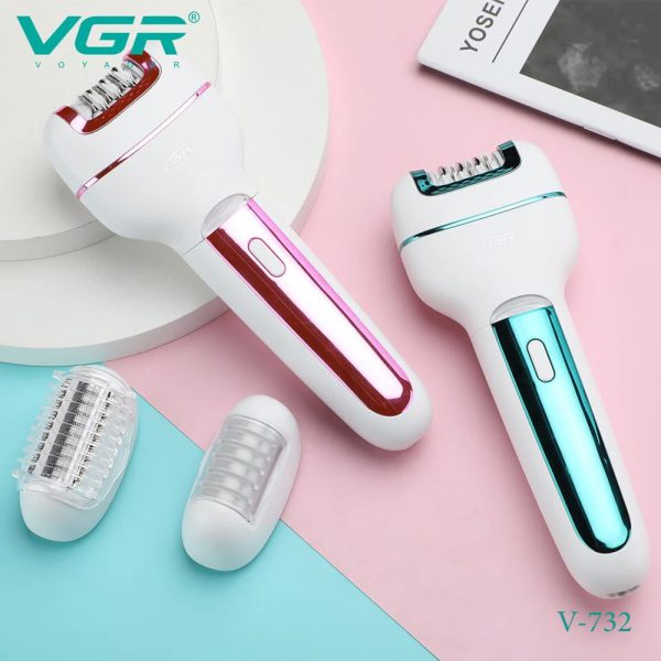 VGR V-732 Epilator for Women – Electric Hair Removal Device for Smooth Skin - Smart Gate