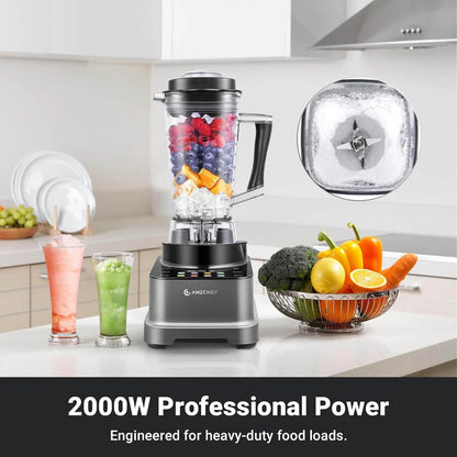 AMZCHEF 8-IN-1 Professional Blenders 2025 with LED Panel Touch Control 2000W - SmartGatelb