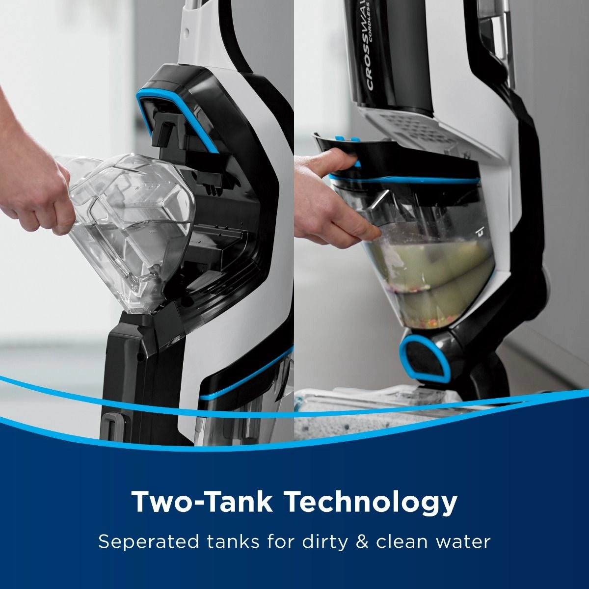 BISSELL CrossWave Cordless Max All in One Wet-Dry Vacuum Cleaner and Mop for Hard Floors and Area Rugs - SmartGatelb