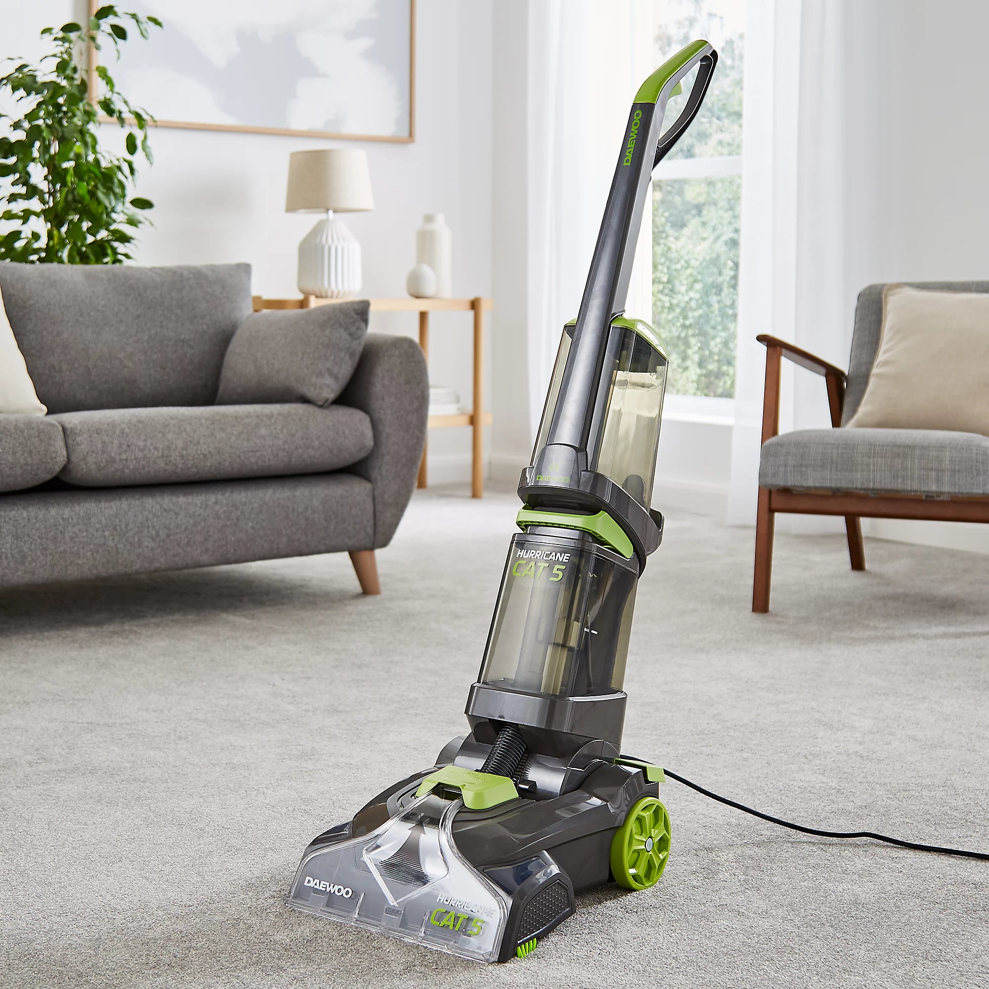Daewoo Hurricane Cat 5 Upright Carpet Washer with Handheld Upholstery Tool - Smart Gate