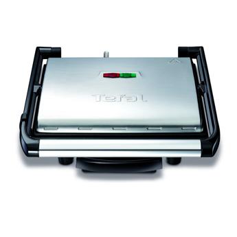 Tefal Inicio GC241D12 Contact Grill & Panini Press 2000W – Non-Stick Plates | Stainless Steel