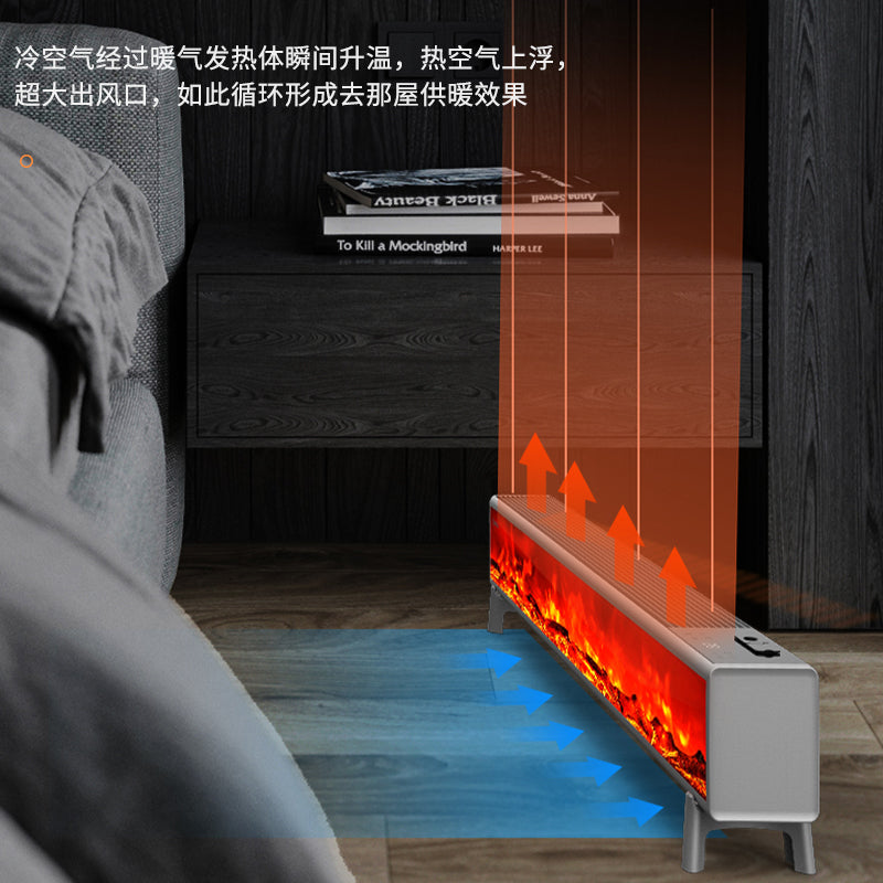 Westinghouse WTH-T2001 Wide Electric Heater 130cm – Flame Effect, Humidifier & Dual Heat Settings - Smart Gate