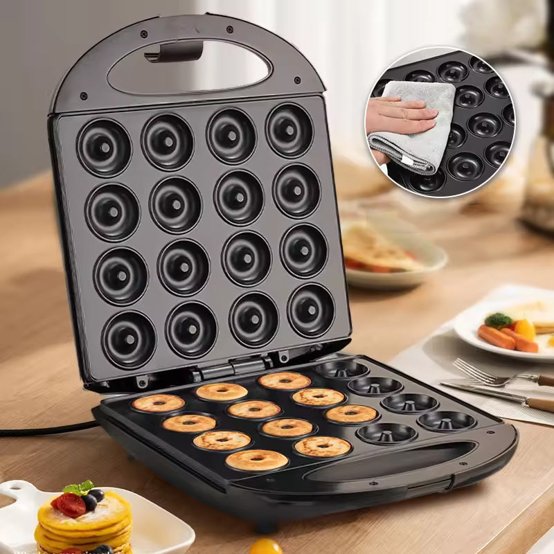 Winning Star ST-9318 Donut Maker – 16 Mini Donuts Non-Stick Electric Baking Machine - Smart Gate
