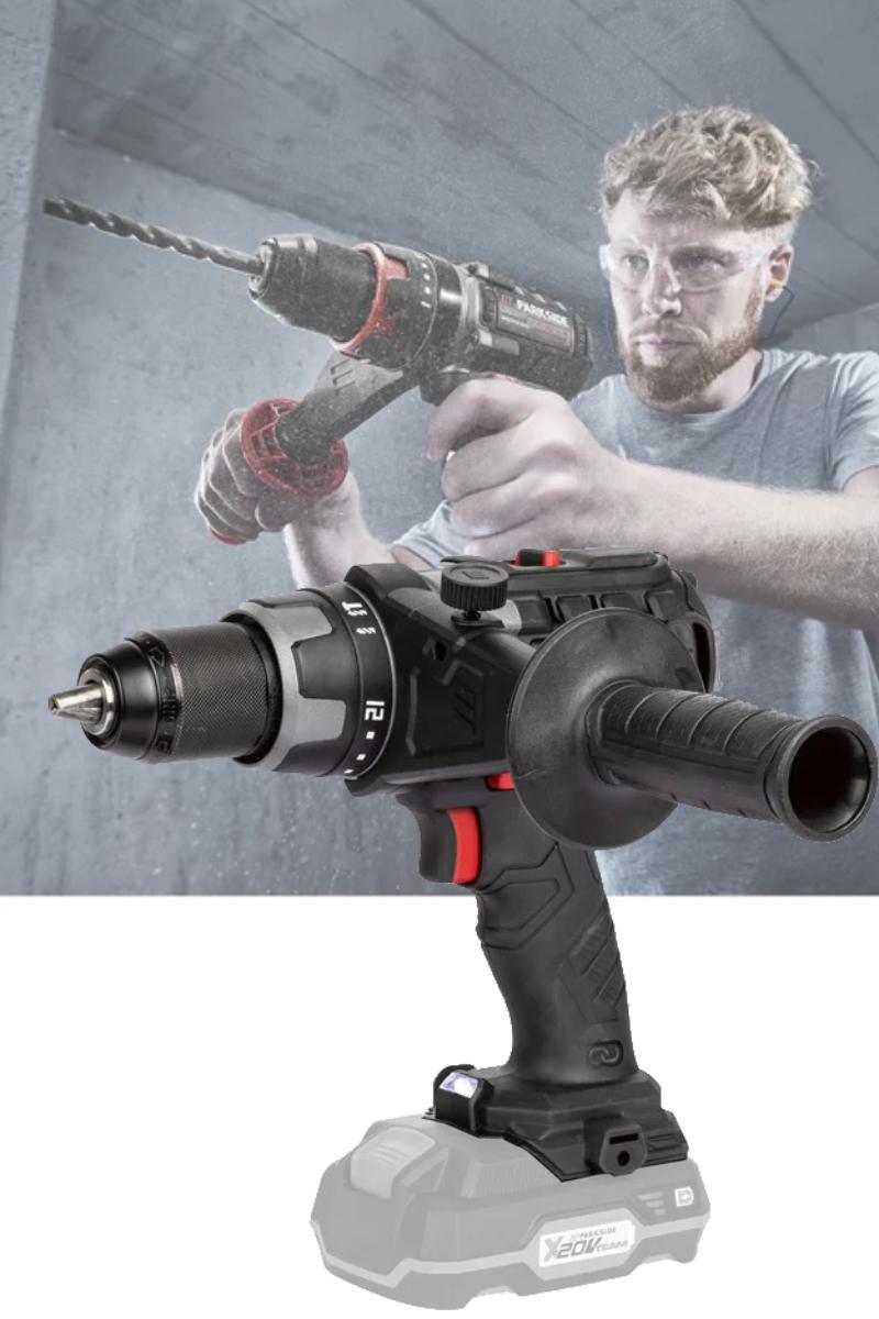 Parkside X20V PABSP 20 Li B2 KAT Parkside PERFORMANCE Cordless Drill (Brushless/Brushless, with 2xBattery and Charger) - SmartGatelb