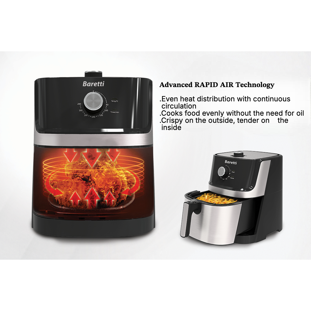 Baretti BRD482 oil-free fryer 6L - SmartGatelb