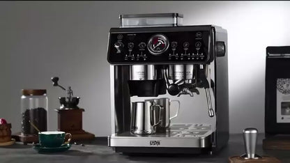 Winning Star St-9714 Semi-Automatic Electric 20bar Pump Pressure Coffee Maker Coffee Machine Espresso With Grinding