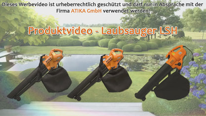 LSH 2500 Leaf Blower – 2 in 1 Electric Blower & Vacuum Cleaner