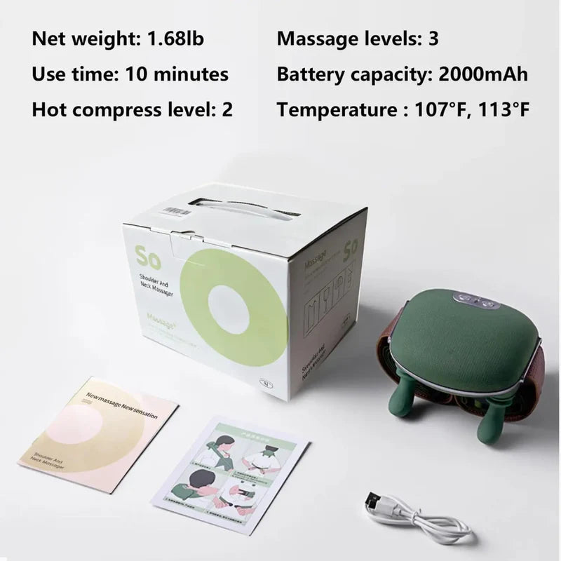 Electric Shoulder & Neck Massager N8 – Deep Tissue Massage with Heat Function - Smart Gate