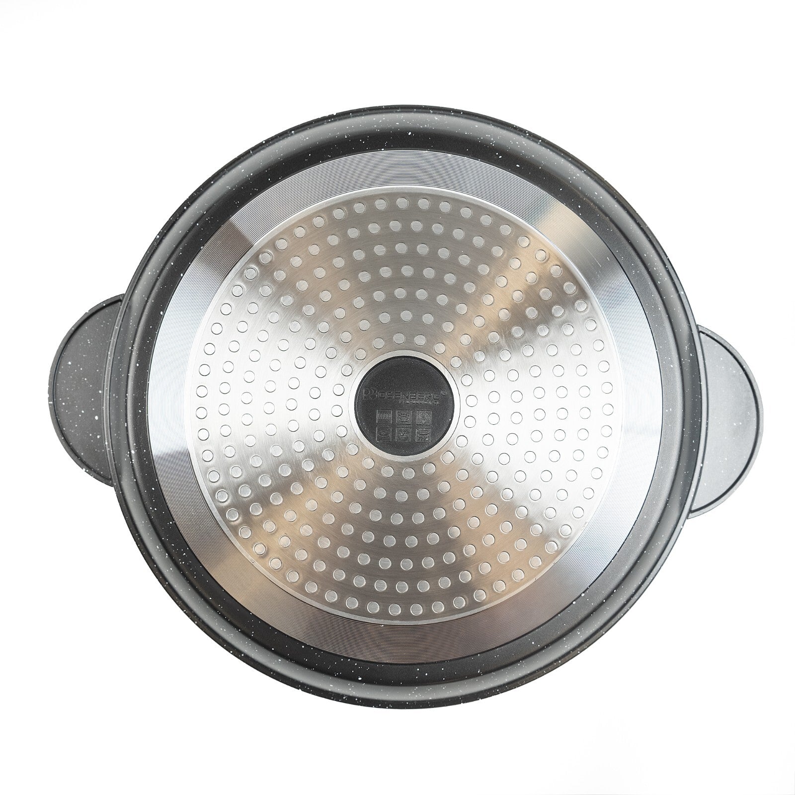 KITCHENWARE 36 CM MARBLE PAELLA PAN  BLACK - SmartGatelb