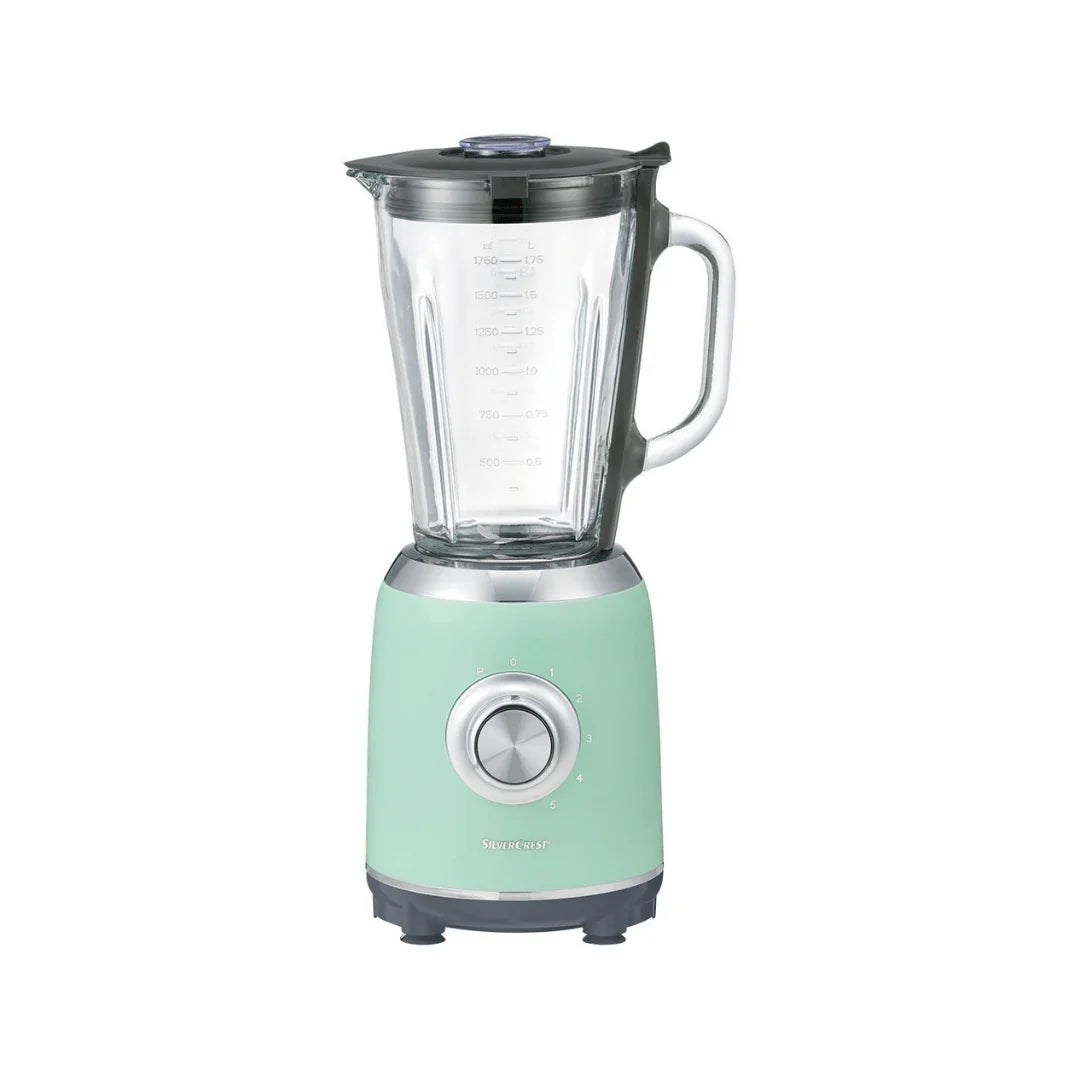 SilverCrest Blender 600W 1.75L – Powerful Kitchen Blender Yellow Edition Glass Jar - Smart Gate