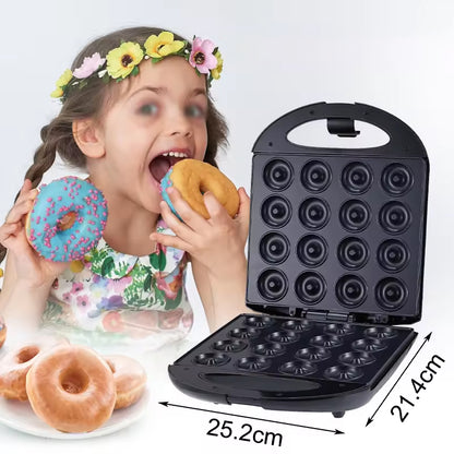 Winning Star ST-9318 Donut Maker – 16 Mini Donuts Non-Stick Electric Baking Machine - Smart Gate