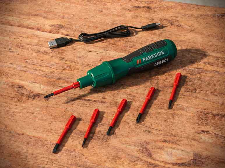 PARKSIDE® Cordless Screwdriver PASD 4 A1 With 6 Special Bits - SmartGatelb