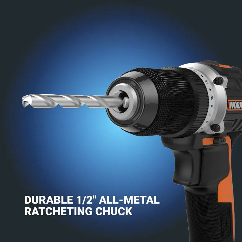 Worx Nitro 20V Cordless Compact Drill/Driver (2x Batterie) - SmartGatelb