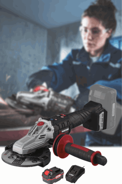 PARKSIDE PERFORMANCE 20V Cordless Flat Head Angle Grinder PPWSFA 20-Li A1 (2xBatteries) - SmartGatelb