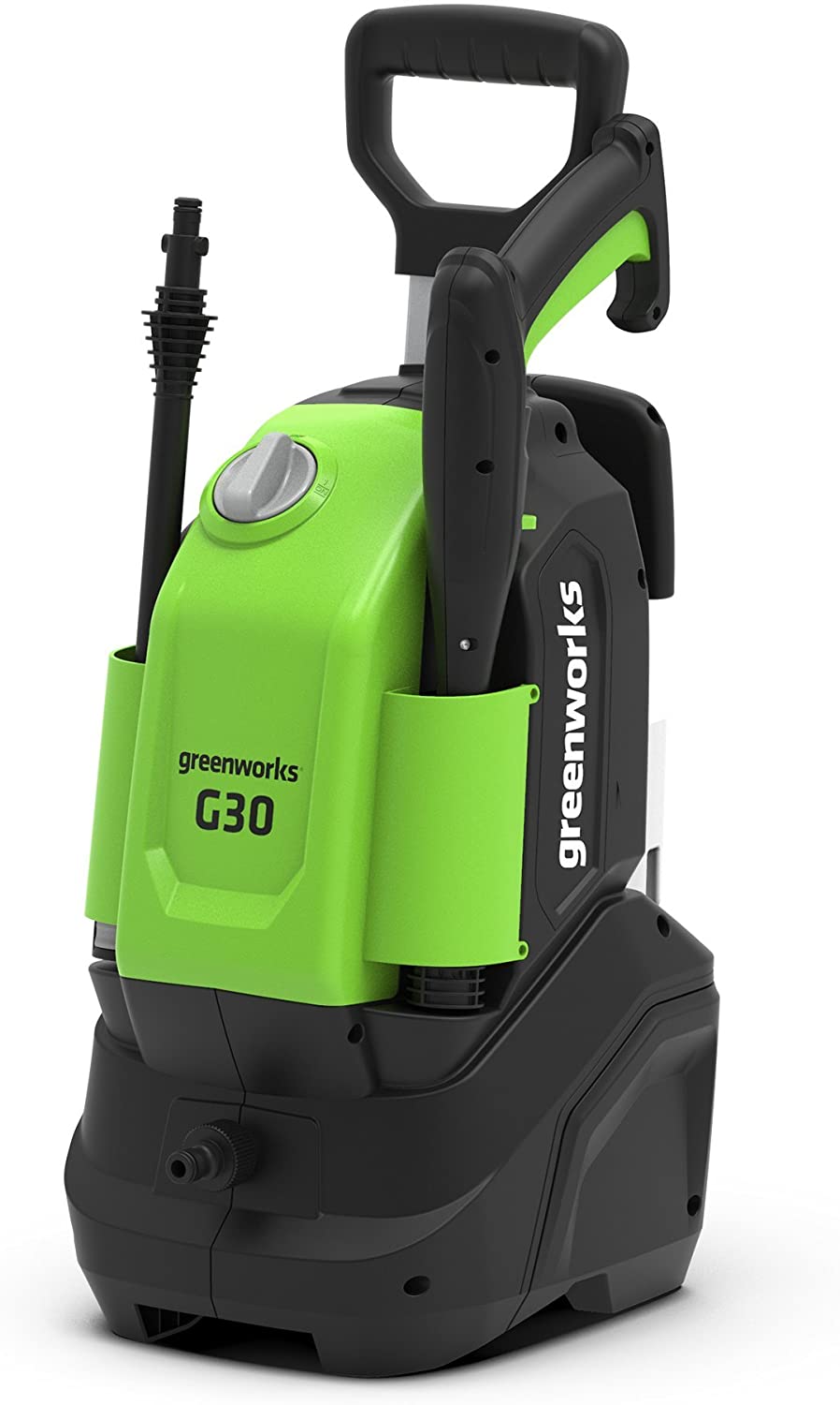Greenworks 5104007UK G30 120 Bar Pressure Washer, 1500 W, 240 V, Green - SmartGatelb