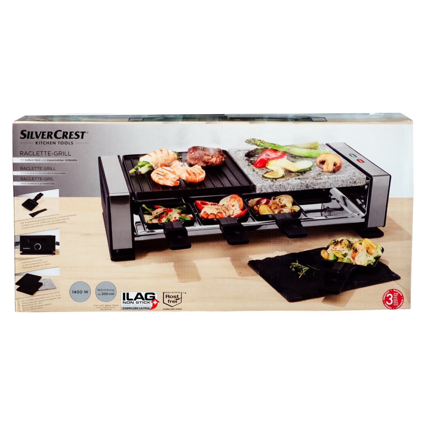 Silvercrest 1400w Raclette Grill - SmartGatelb