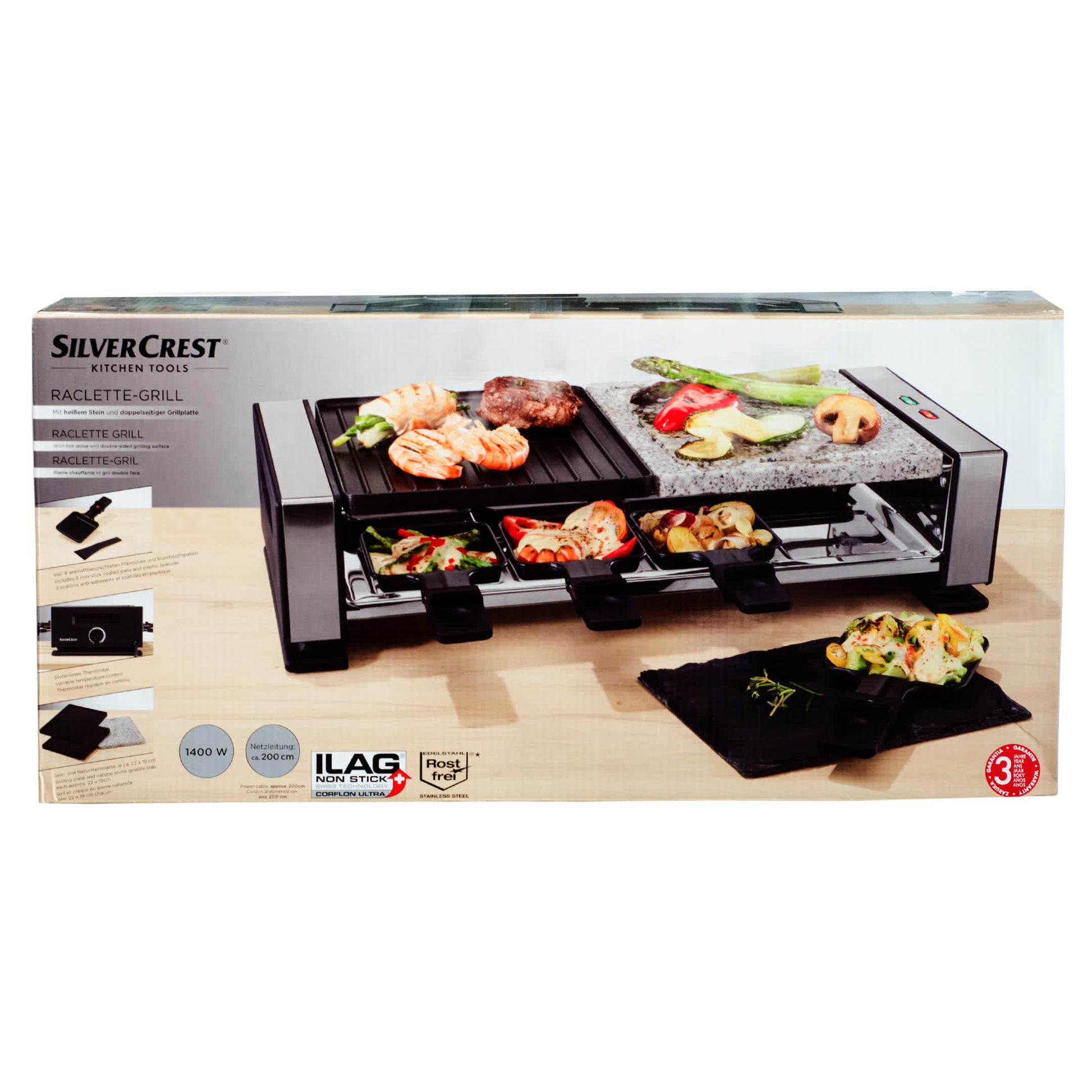 Silvercrest 1400w Raclette Grill - SmartGatelb